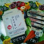 ひとてまいを使用して今日の夕飯作りました🙋今回は無難にご飯に混ぜて炊きました👍その他にも汁物にいれたり、飲み物やヨーグルト、炒め物など何でも混ぜられます。スプーン一杯でビタミンE,…のInstagram画像