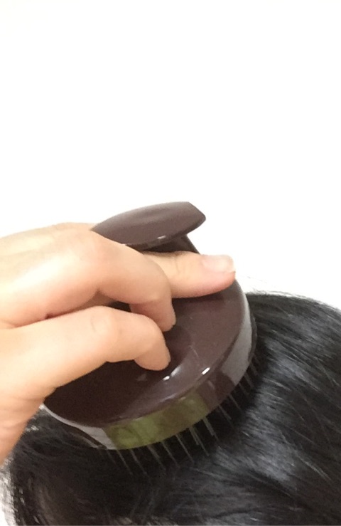 口コミ：洗浄効果とマッサージ効果にこだわった頭皮用ブラシ♡ラ・カスタ ヘッドスパ スキャルプブラシの画像（12枚目）