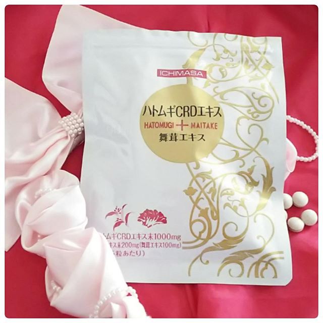 口コミ投稿：『ハトムギCRD ＋舞茸エキス』を飲んでみました🎵ハトムギの良さに着目して作られたサ…