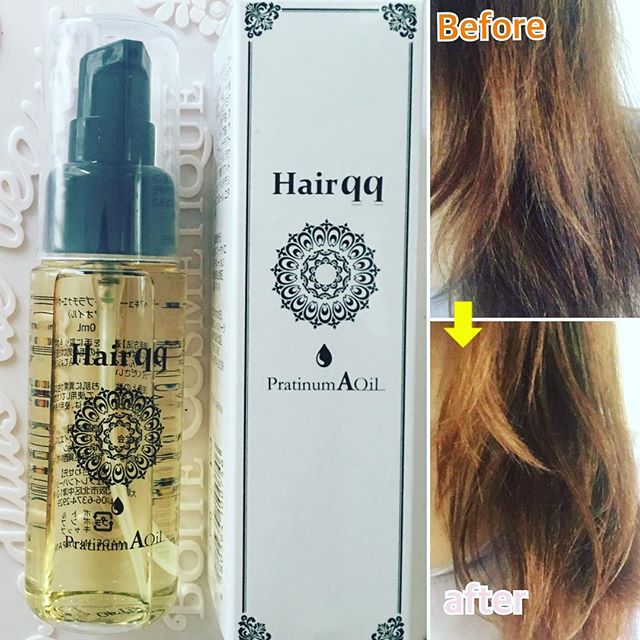 口コミ投稿：このオイル好きっ💗 熱を味方につける！ #Hair qq Pratinum A oil 香りがバニラ〜な感…