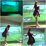 ・・・シュミレーションGolf🏌️‍♀️楽しかったよ〜♬最後は喜びの舞『おちゃめ 笑 dancing』🏌️‍♀️♬🏌️‍♀️♬🏌️‍♀️♬笑ってください🤣🤣🤣SMILE😊ウケる…のInstagram画像