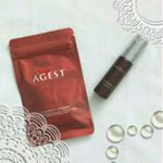 AGESTの《幹細胞美容液》と《馬プラセンタサプリメント》のサンプルセットをお試しさせていただきました❤美容液はローズの香りで癒されるし、肌もふっくらします😊サプリも小粒で飲みやすい✨内側か…のInstagram画像