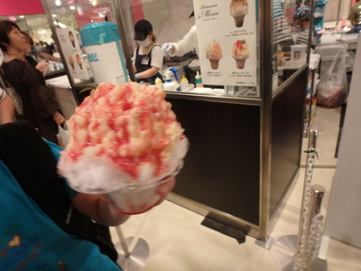 口コミ：阪急うめだ本店「TOKYOおやつショー」かき氷3店ならべての画像（4枚目）