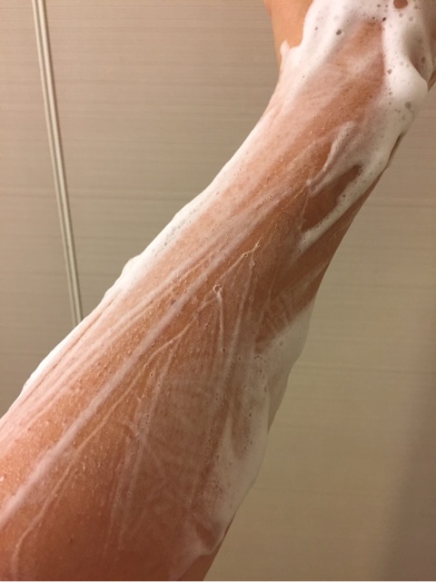 口コミ：洗うだけで、エプソムソルト浴！ペリカン石鹸 発汗美容法 エプソムソルトinボディソープの画像（4枚目）