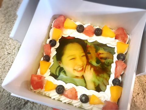 口コミ：大切な写真がケーキになっちゃう、とっても美味しいサプライズ♡「Cake.jp」の写真ケーキ♫の画像（6枚目）