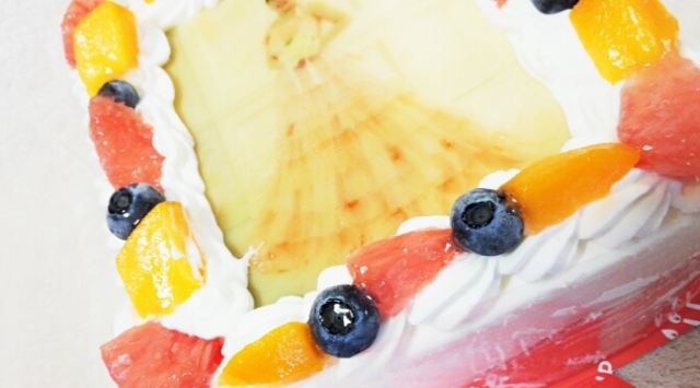 口コミ：●【モニター】写真ケーキでお祝いする記念日♪　株式会社FRASHPARA・Cake.jp様の画像（7枚目）