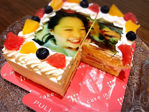 口コミ：大切な写真がケーキになっちゃう、とっても美味しいサプライズ♡「Cake.jp」の写真ケーキ♫の画像（8枚目）