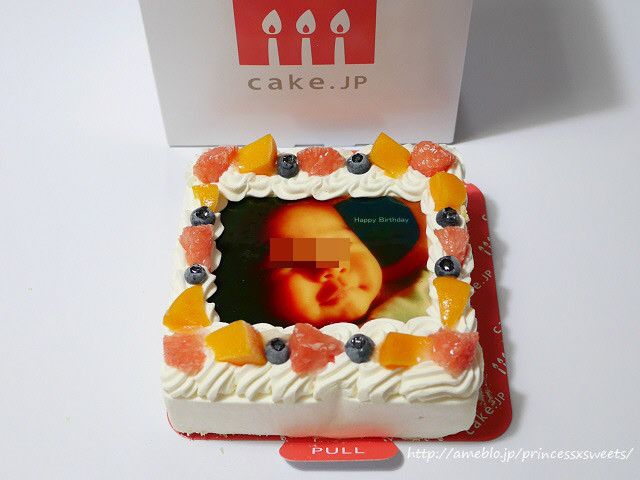 口コミ：HappyBirthday！写真ケーキでサプライズ♡の画像（4枚目）