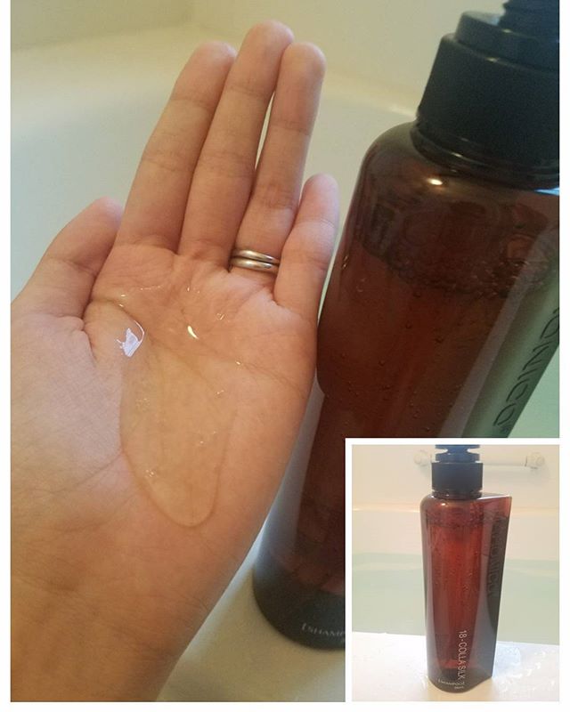 口コミ投稿：コラーゲンとシルクで洗う美容液シャンプーを使ってみました✨保湿成分たっぷりなので…
