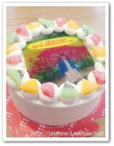 口コミ：Cake.jpで写真ケーキ☆の画像（3枚目）