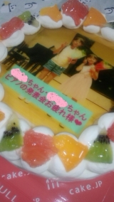 口コミ記事「写真ケーキでサプライズ♡」の画像