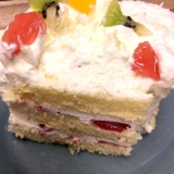 口コミ：【Cake.jp】丸い写真ケーキでサプライズ☆の画像（8枚目）