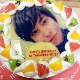 口コミ：【Cake.jp】丸い写真ケーキでサプライズ☆の画像（17枚目）