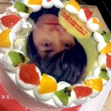 口コミ：【Cake.jp】丸い写真ケーキでサプライズ☆の画像（16枚目）