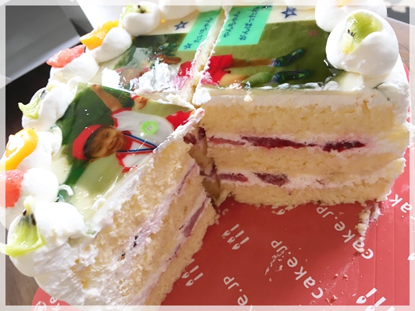 口コミ：写真ケーキでサプライズ☆の画像（8枚目）