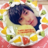 口コミ：【Cake.jp】丸い写真ケーキでサプライズ☆の画像（20枚目）