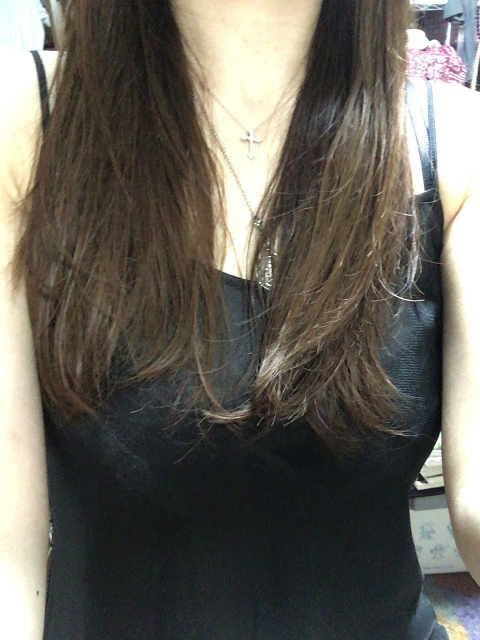 口コミ：ノンシリコン・洗い流さないヘアリペアで広がりケアの画像（8枚目）