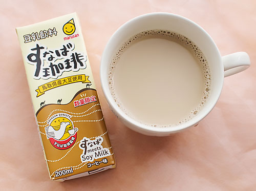 口コミ：西日本エリア限定★豆乳飲料 すなば珈琲の画像（3枚目）