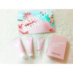 【SATURDAY SKIN✨】・・株式会社HNB Inc様のサタデースキンモーニングキットを使ってみました(*^^*)・・中身は、、、❤サタデースキンピュリファイングクレ…のInstagram画像