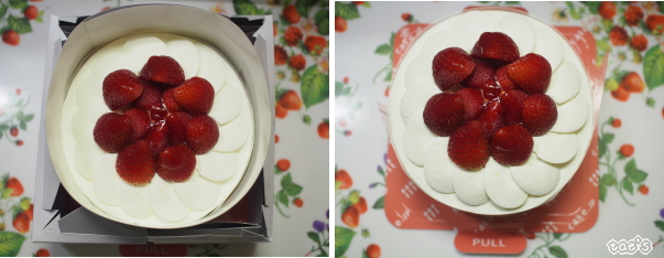 口コミ：☆  株式会社FLASHPARKさん　いちごデコレーションケーキで 結婚記念日をお祝い！！ ②の画像（2枚目）