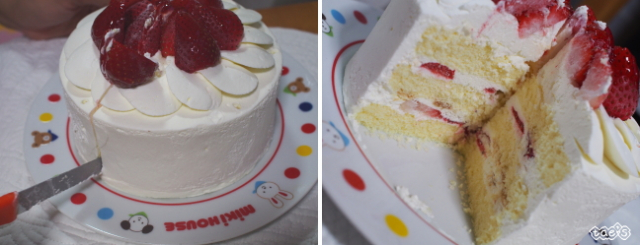 口コミ：☆  株式会社FLASHPARKさん　いちごデコレーションケーキで 結婚記念日をお祝い！！ ②の画像（5枚目）