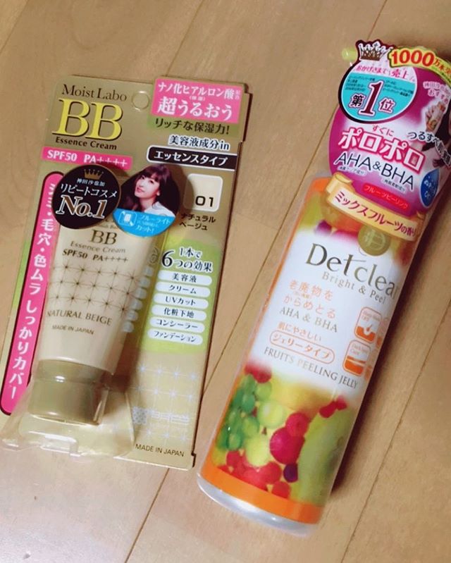 口コミ投稿：今回お試ししたモイストラボBBクリームとDETクリアピーリングジェリー😊💓 ピーリング…