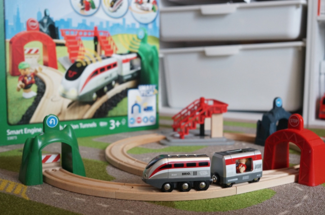 口コミ：＊最先端のブリオ！BRIO World スマートテックアクショントンネルトラベルセットの画像（3枚目）