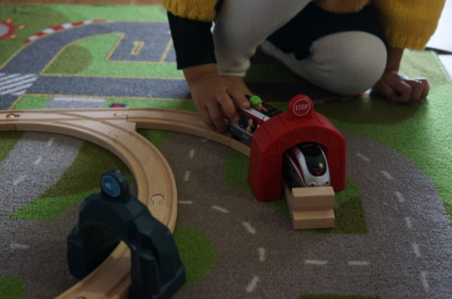 口コミ：＊最先端のブリオ！BRIO World スマートテックアクショントンネルトラベルセットの画像（5枚目）