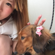 愛犬と\( ˆoˆ )/♡