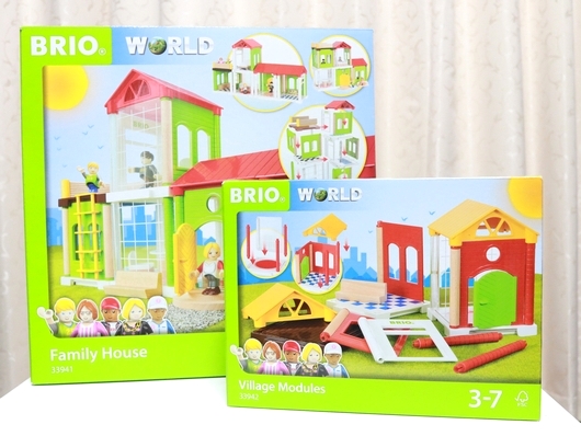 口コミ：BRIO ヴィレッジ ホームセット＆ヴィレッジ 追加パックの画像（3枚目）