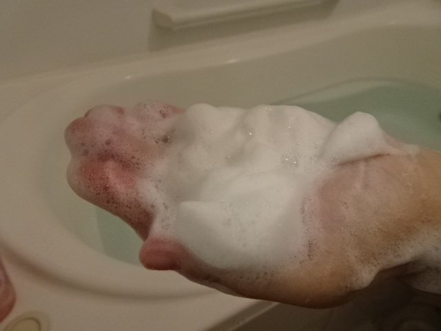 口コミ：赤ちゃんやお肌の弱い方にも優しい全身洗える手作り洗顔石鹸 「ベイビー」の画像（3枚目）