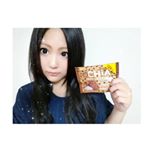 ..右目でかいよね？キモい😱💦.#チアシードビスケット.#チアシード がお腹で膨れるからたくさんの飲み物と食べると満腹感のあるビスケット✨.カロリー低いし…のInstagram画像