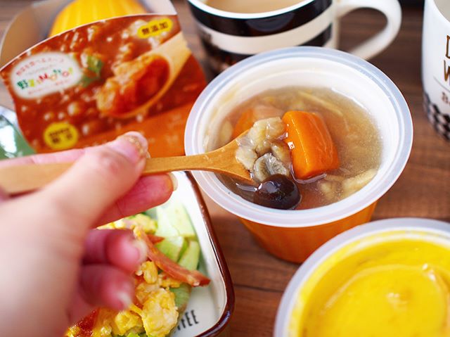 口コミ投稿：#モンマルシェ さまより#野菜 を食べる#レンジ#カップスープ をモニター#プレゼント …