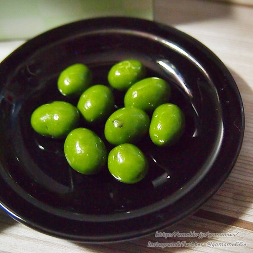 口コミ：クロレラ入り #京都黒豆ちょこ 食べてみましたぁ♪の画像（4枚目）