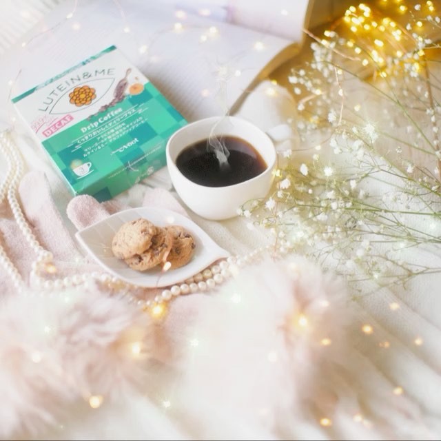 口コミ投稿：*スマホの見過ぎで目が疲れたら…ほっ💕と、ひと息ついてコーヒータイム☕️LUTEIN & ME …