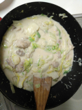 鶏肉と白菜のクリーム煮