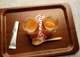 口コミ：キレイノワのコンブチャ『Qutt-Tea(キュッティ)』を使ってほんのり甘くて爽やかな柑橘のゼリー♪の画像（5枚目）
