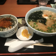 あっさりとした出汁のにゅうめん