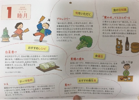 口コミ：”伝統食育カレンダーで日本を知ろう、国際的になろう” 2018年の画像（7枚目）
