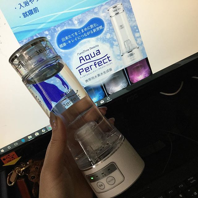 口コミ投稿：【水素水生成器AquaPerfect】アクアパーフェクト持ち運びが出来て、出来立てを飲める…