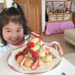 #happybirthday 💝aliのリクエストで、#シュークリームタワー を作りました❤️ #チョコクッキー も一緒に楽しくできた❤️ 食べるのも、作るのも私に似て好きみたい❣️ ・・…のInstagram画像