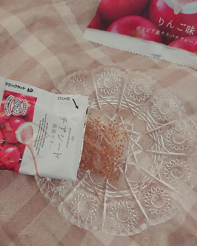 口コミ投稿：株式会社若翔さんから、チアシード蒟蒻ゼリー　りんご味🍎を頂きお試ししました。 *レ…