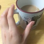 ミルクティー飲んで一休み。お肌も綺麗に。#ネイチャーコンクを使いたい #monipla #ナリスアップコスメティックスファンサイト参加中のInstagram画像