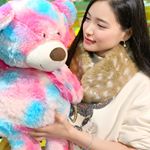 【#stuffedbear 🐻】.I shoped at the department store in Taipei, Taiwan for my lovely niece.🎁What …のInstagram画像