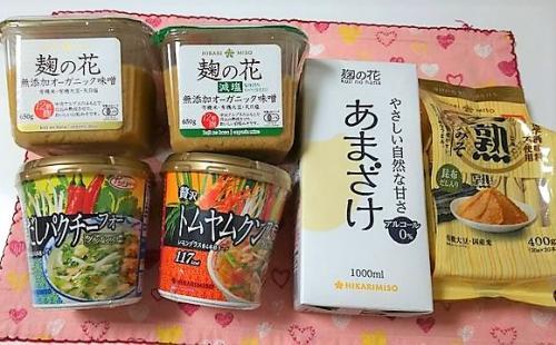 口コミ：ひかり味噌☆2018年春夏商品詰め合わせ～甘酒、鶏だしフォー＆トムヤムクンフォー～の画像（2枚目）