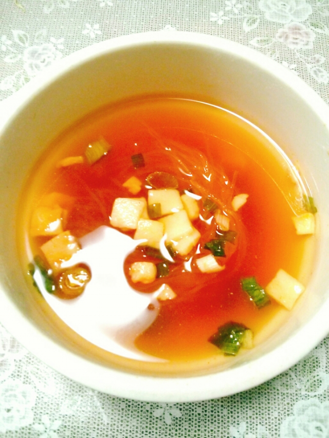 口コミ：選べるスープ春雨☆辛さがうれしい5種のスープの画像（4枚目）