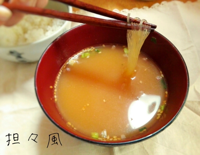 口コミ：【選べる春雨スープ】カロリー低くダイエット中の間食にもお勧め。ちょぴり辛い春雨スープ。の画像（4枚目）