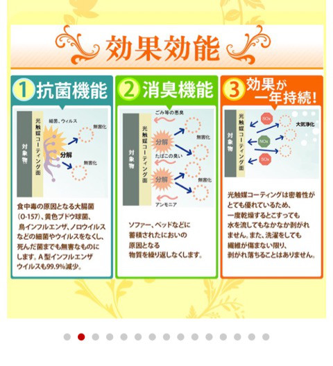 口コミ：【洗えない物にも使える抗菌、消臭スプレー】の画像（3枚目）