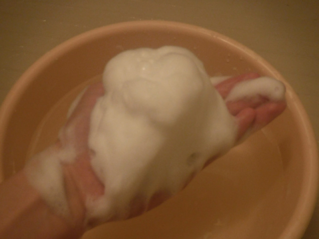 口コミ：赤ちゃんやお肌の弱い方にも優しい全身洗える手作り洗顔石鹸の画像（3枚目）