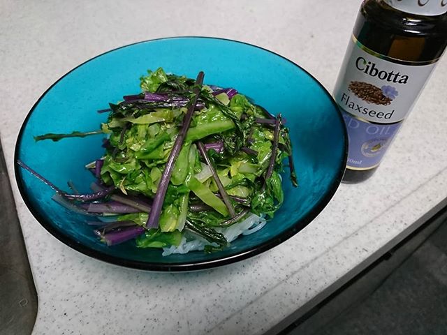 口コミ投稿：最近ハマっているこんにゃく麺🤗初めましてのオイルをかけて…🌙とっても美味しかったで…